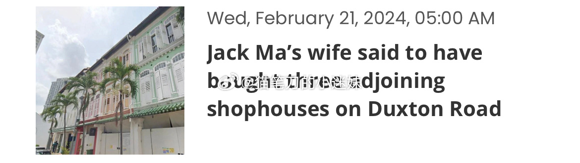 夹克马的wife，新加坡籍，达士敦路买了三个商铺。 ​​​