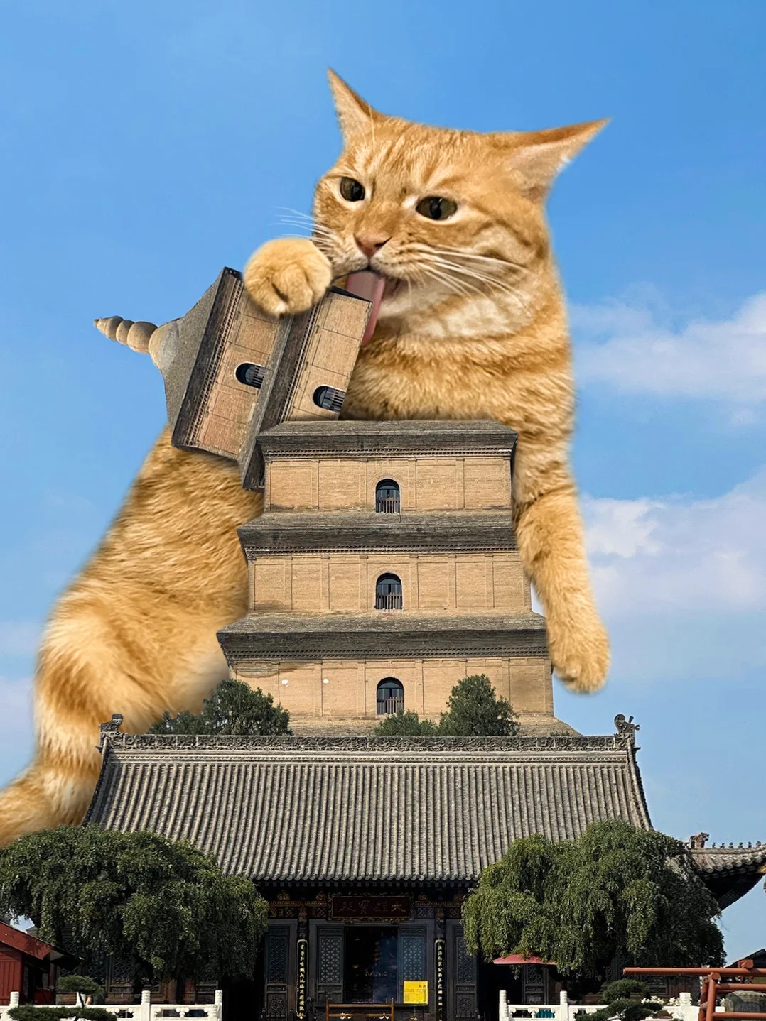 大雁塔怎么一股泡馍味？