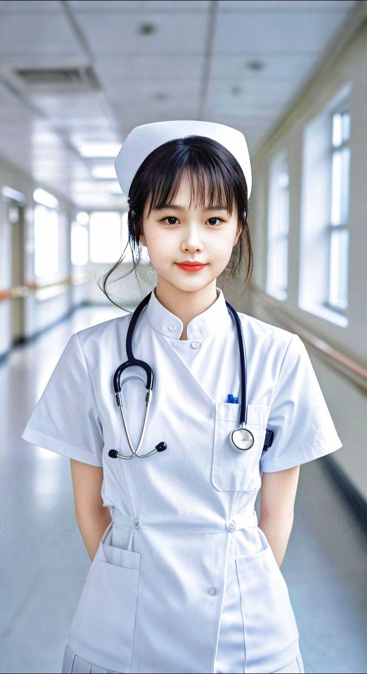 AI扩图 清新护理佳人