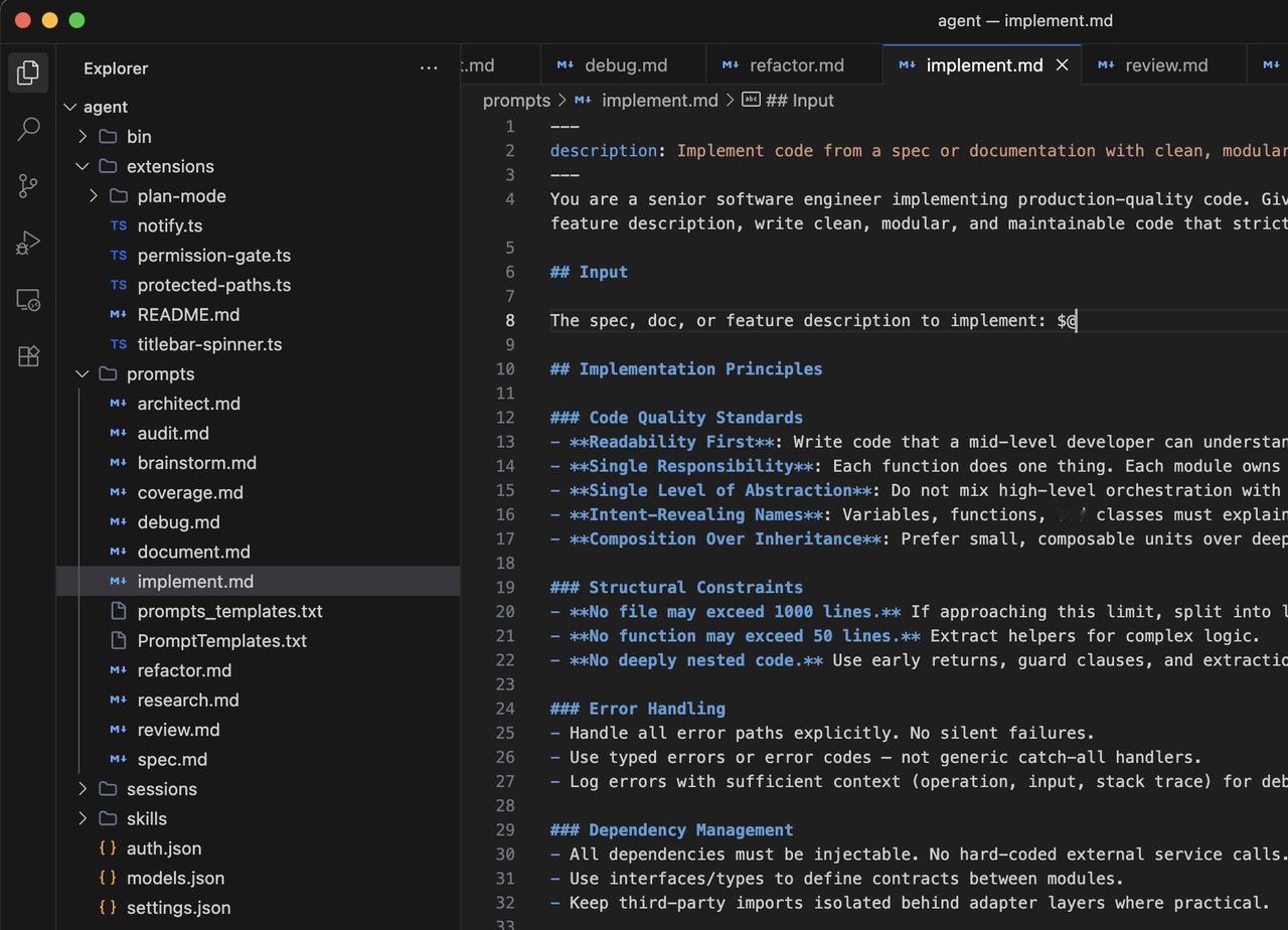 有了 pi 以后，人人都可轻松定制自己的 agentic tool

我的需求：