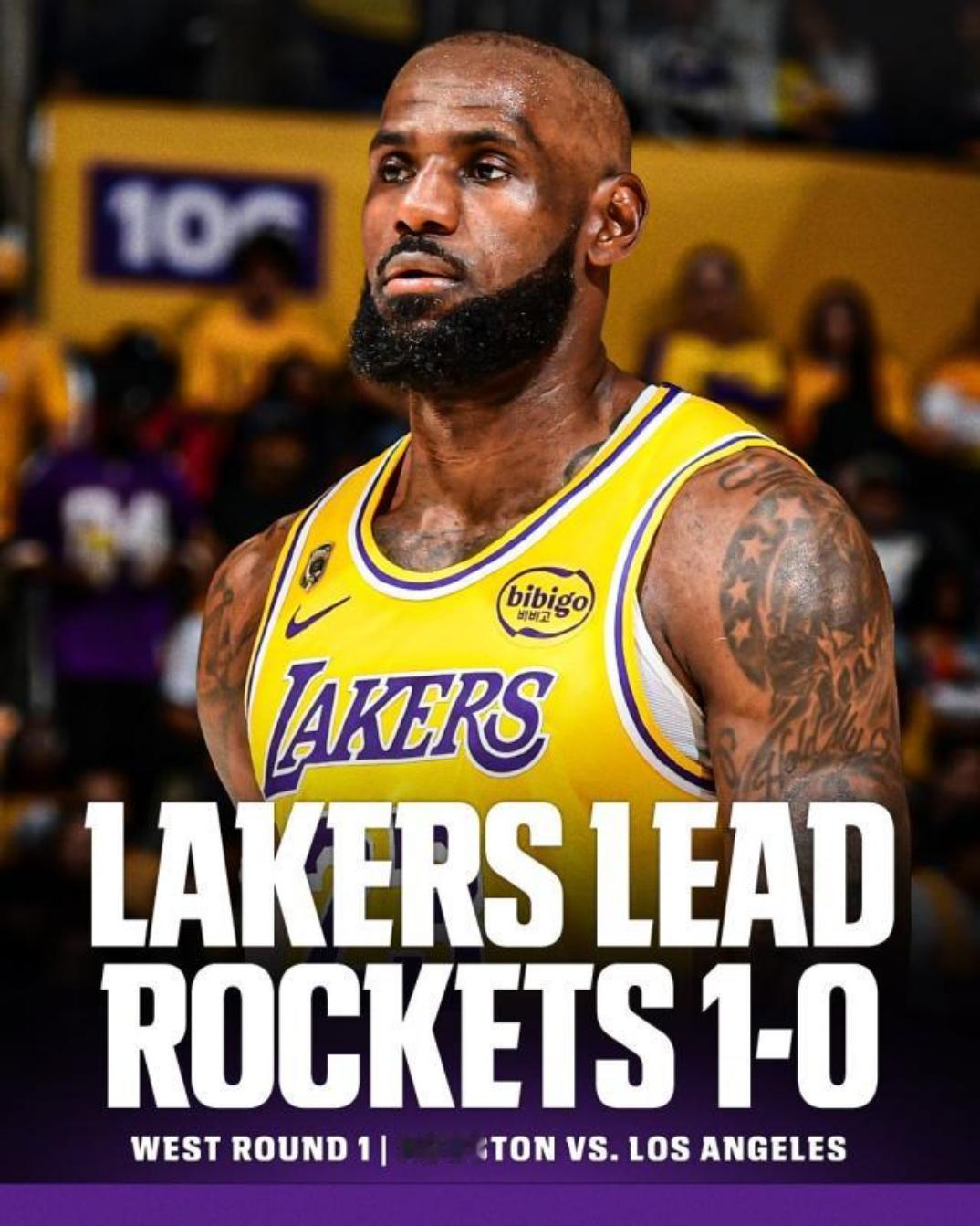 北京时间4月19日，湖人主场107比98战胜火箭，赢得系列赛首战胜利。此役杜兰特