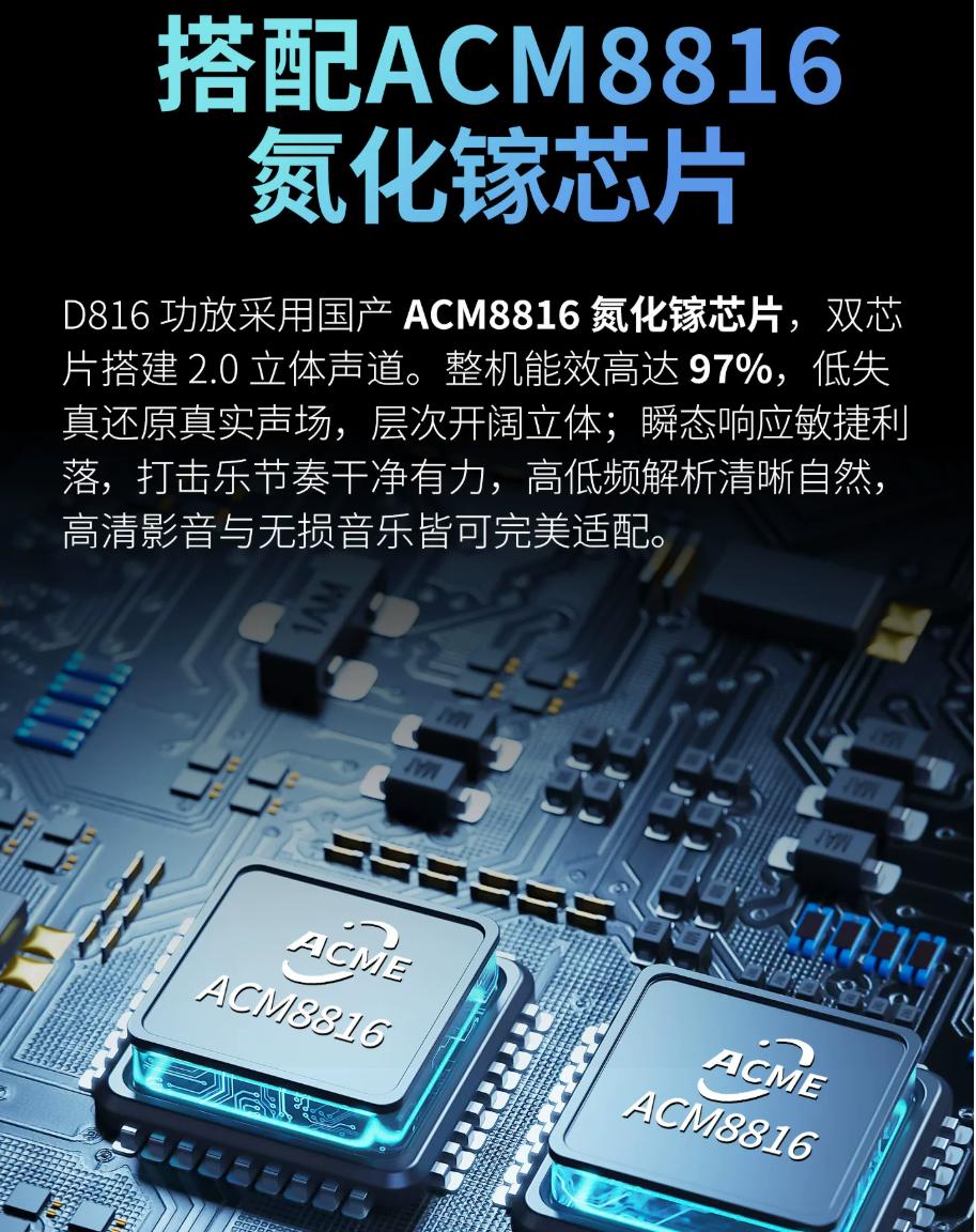 氮化镓功放你用过吗？
之前桌面一直用的自己做的3255数字功放，现在看到氮化镓功