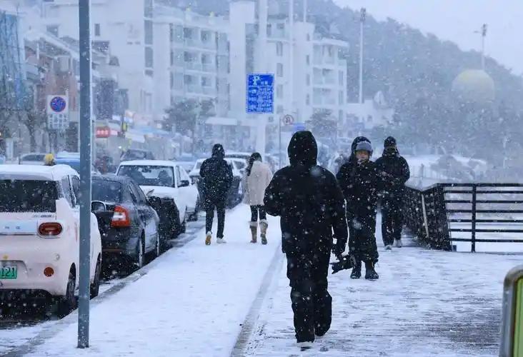 今年冬天的不同 今年冬天威海的大雪太绝了！威海不愧是“雪窝子”，这次暴雪让“雪中
