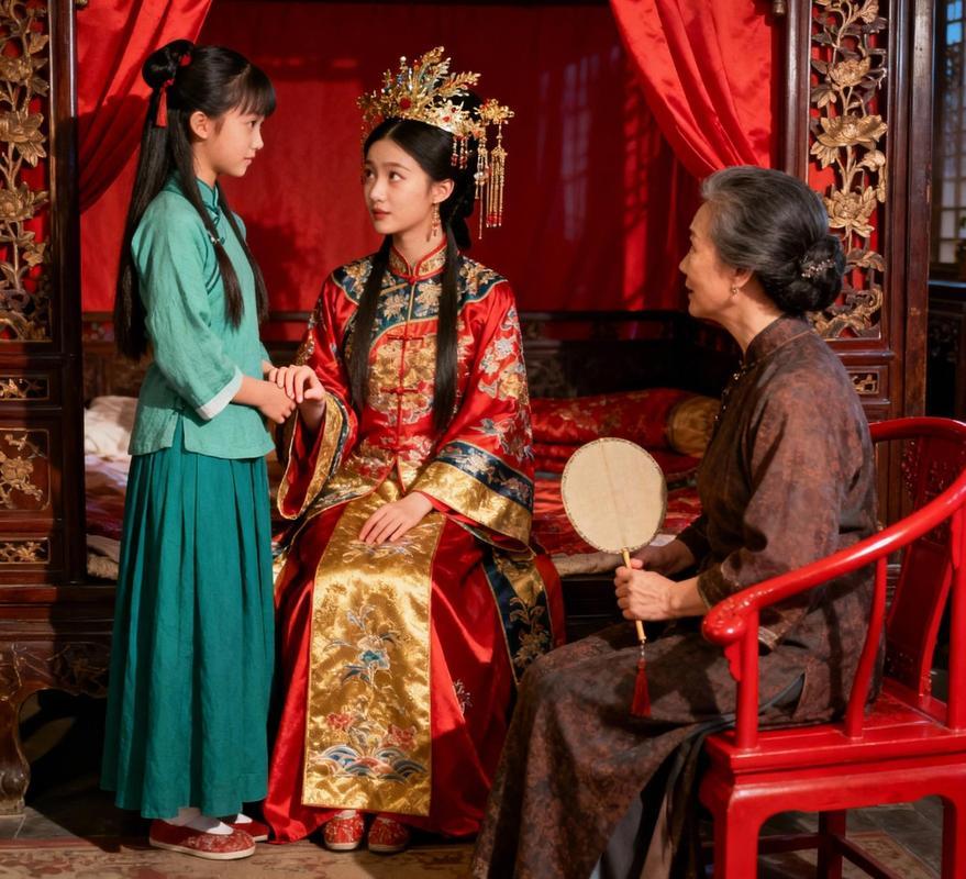 清代大户人家娶亲,新娘陪嫁里常带一个丫鬟,过门就成了"通房"——不是名分,是身份