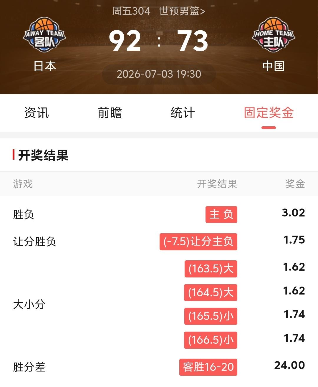 其实无论中国男篮比赛还是中国男足比赛我们的体育彩票都不应该开竞彩，这是为了避免潜