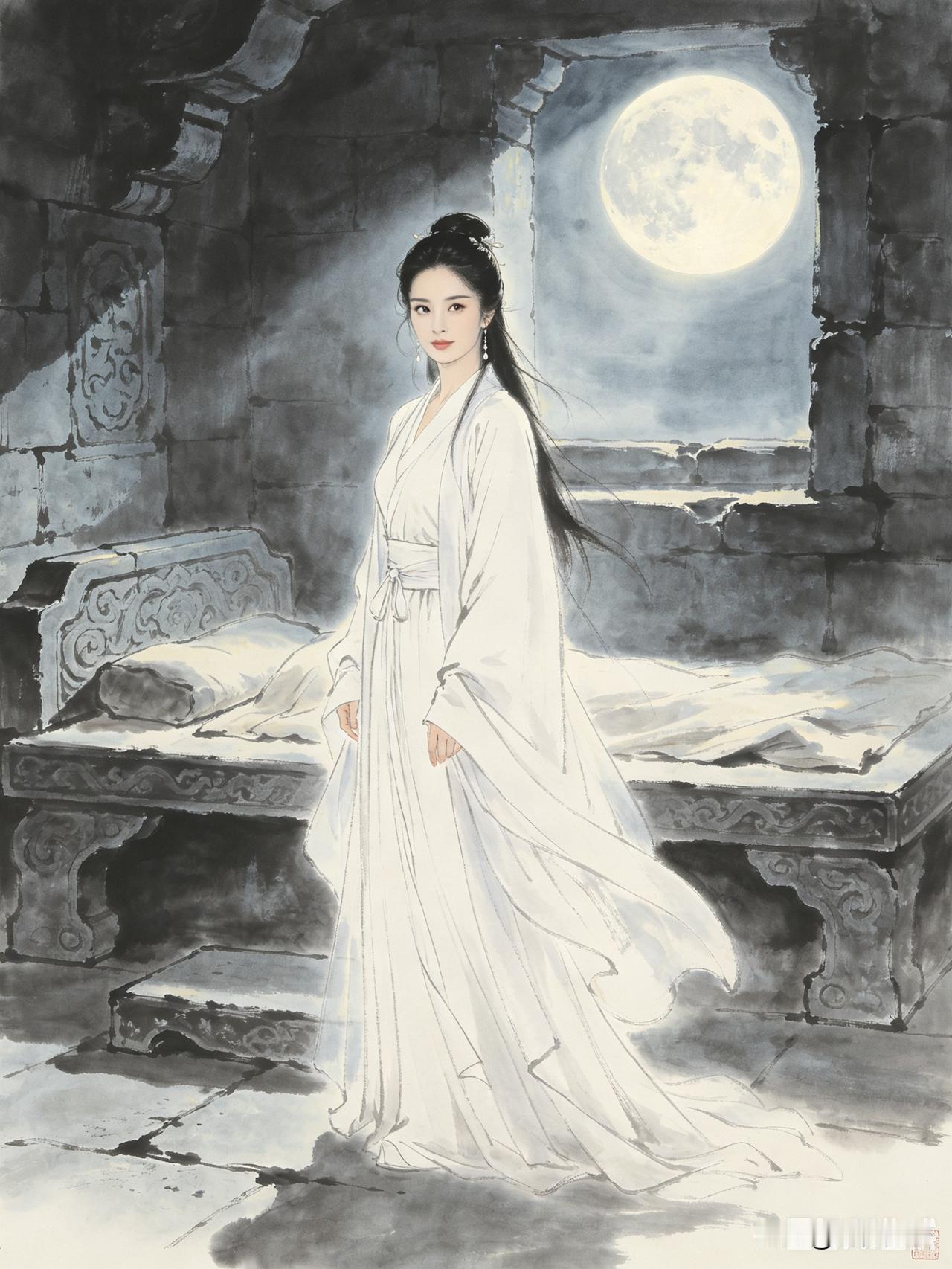李若彤版小龙女颜值堪称经典，清冷出尘、仙气十足，单论容貌气质几乎无可挑剔。但角色