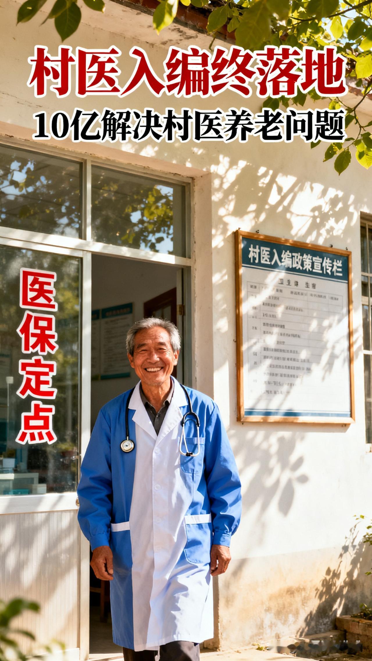 村医入编终落地：10亿资金托举基层医者的