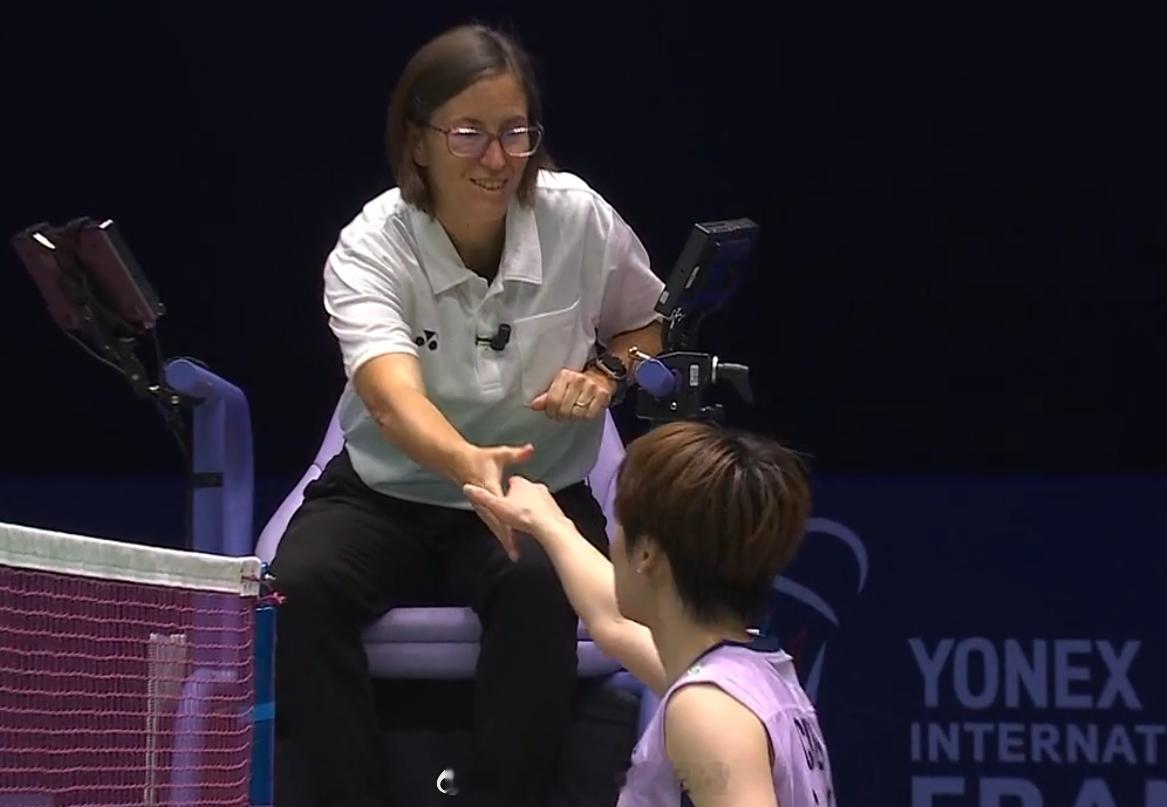 女单 1/4赛 山口茜(3) 14-21 21-16 10-21 陈雨菲(5)晋