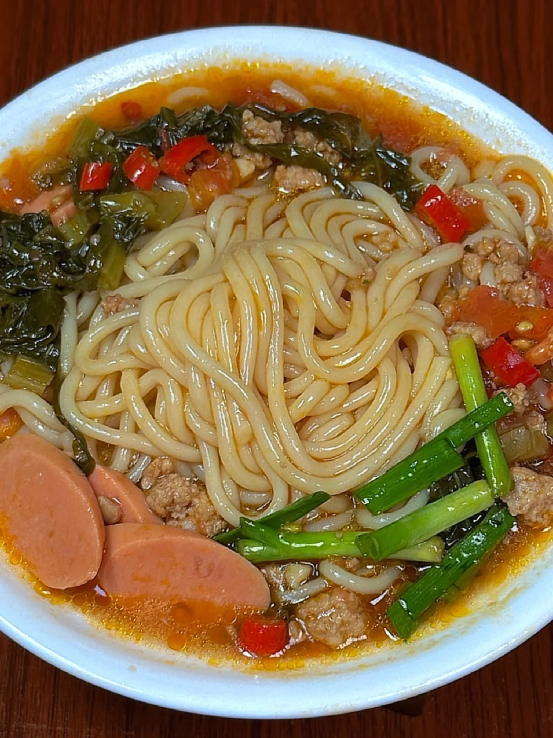 这个酸菜肉末米粉，真的太太太好吃了！！