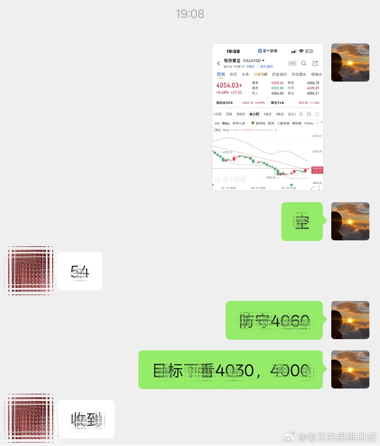 空止盈，20点洛带！4054～4038，完美兑现。趋势护体，拿得安心。别怕回调，