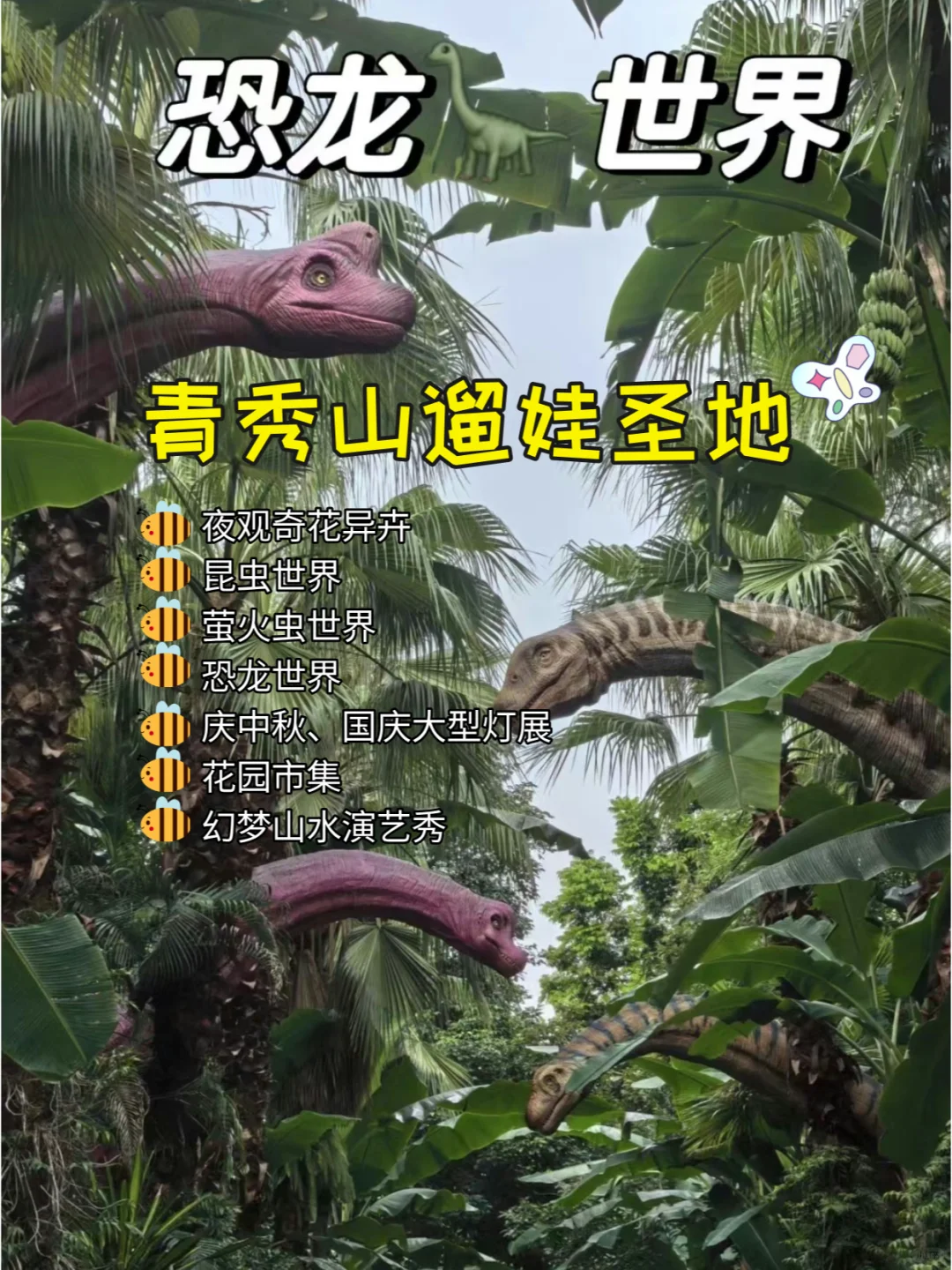 南宁青秀山夜花园！拍照打卡🎏超绝的！