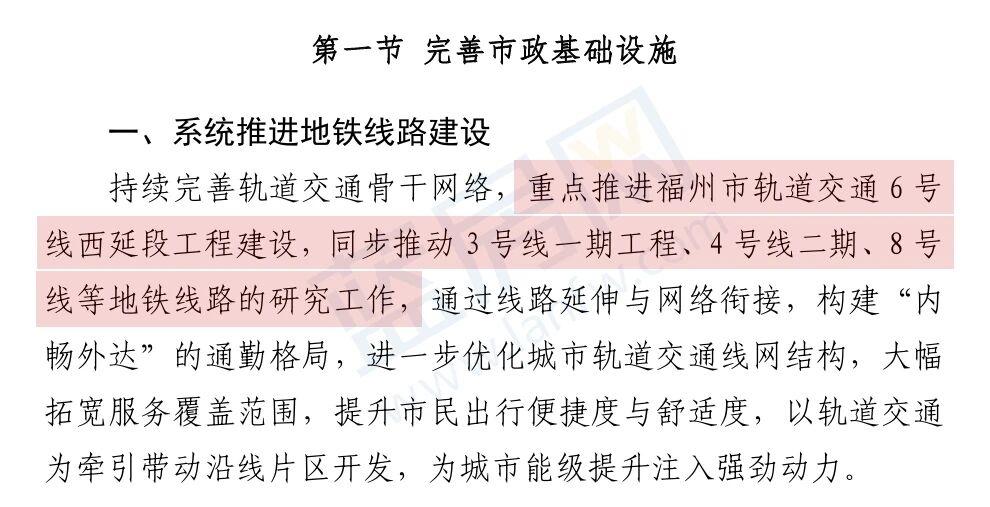 福州地铁第三轮建设又有进展！事关4条地铁新线路！仓山区今后五年规划明确！

持续