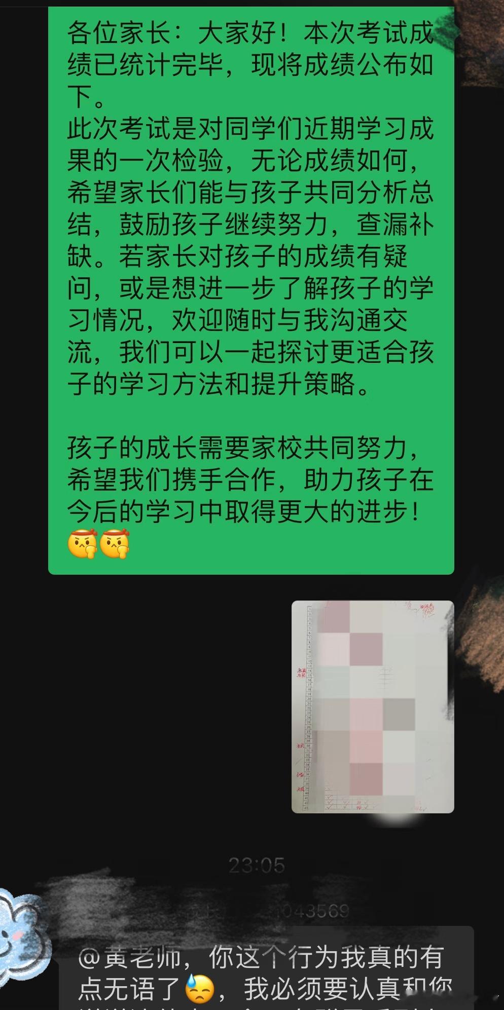 家长对老师这个行为感到很无语… ​​​