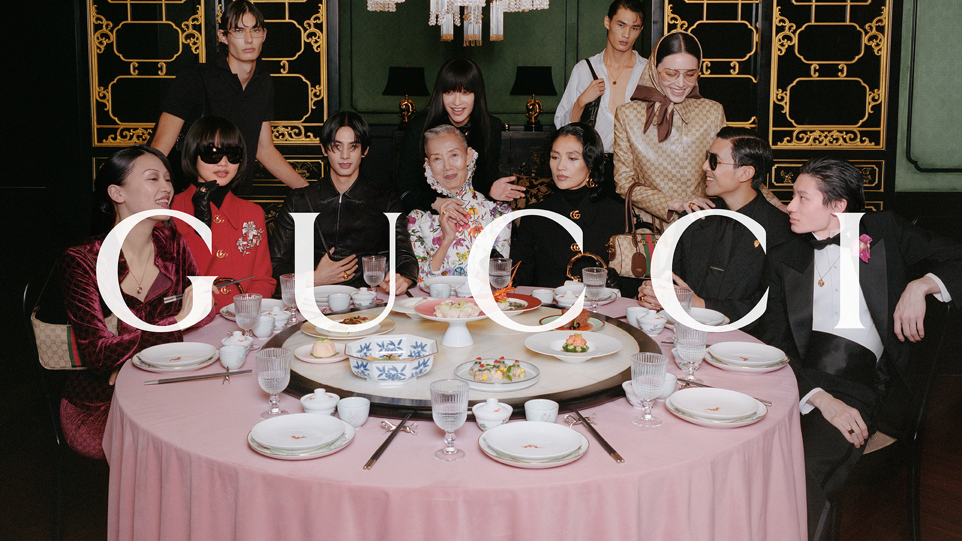 品牌代言人倪妮出镜 GUCCI 全新广告大片《相聚时分》！是的 ，姐累计第 24