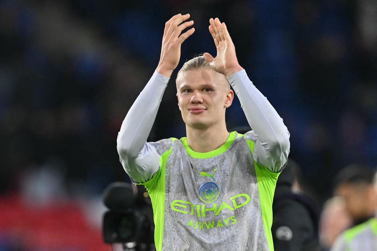 高效双响，助队取胜

哈兰德对阵水晶宫个人数据：

24 触球
12 传球
7 