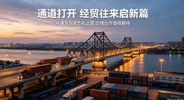 历时十二年终通车！中朝新鸭绿江大桥开通，边境迎来新格局！