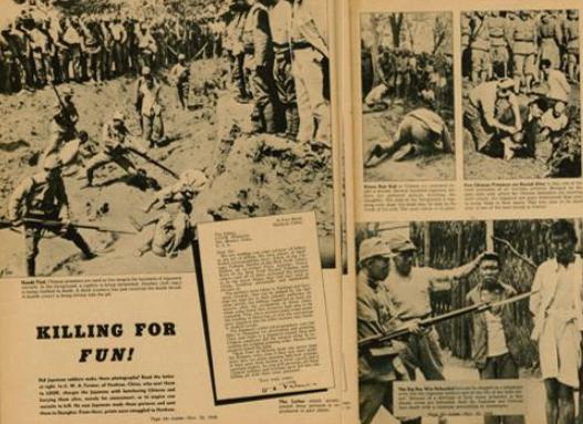 一个日本人，亲口说的。他说，在南京，没有不强奸的日本士兵，大部分强奸完了就杀掉。