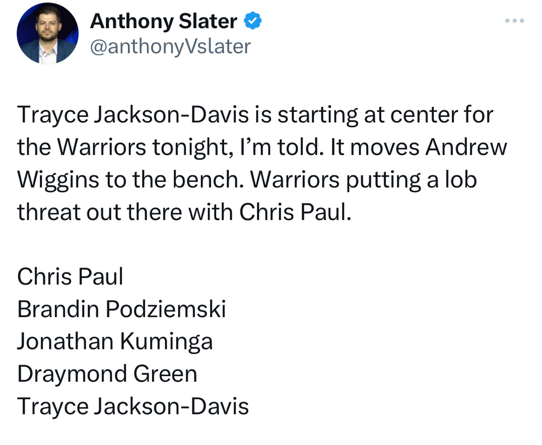 维金斯再次掉出首发[笑cry][笑cry]首发：保罗 钵钵鸡 库明加 追梦 TJ