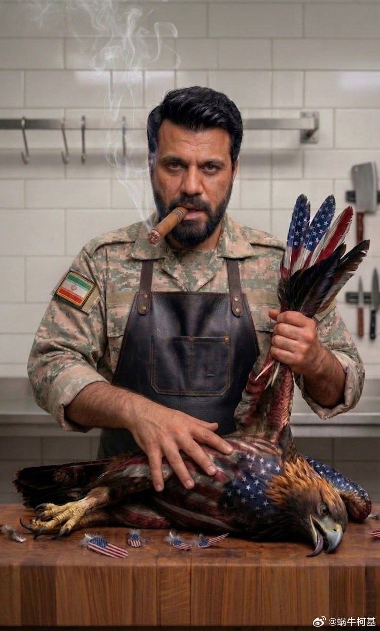 今日最应景的图来源：Naya美国一次次撒谎全世界买单哈梅内伊遇害以色列宣布袭击伊