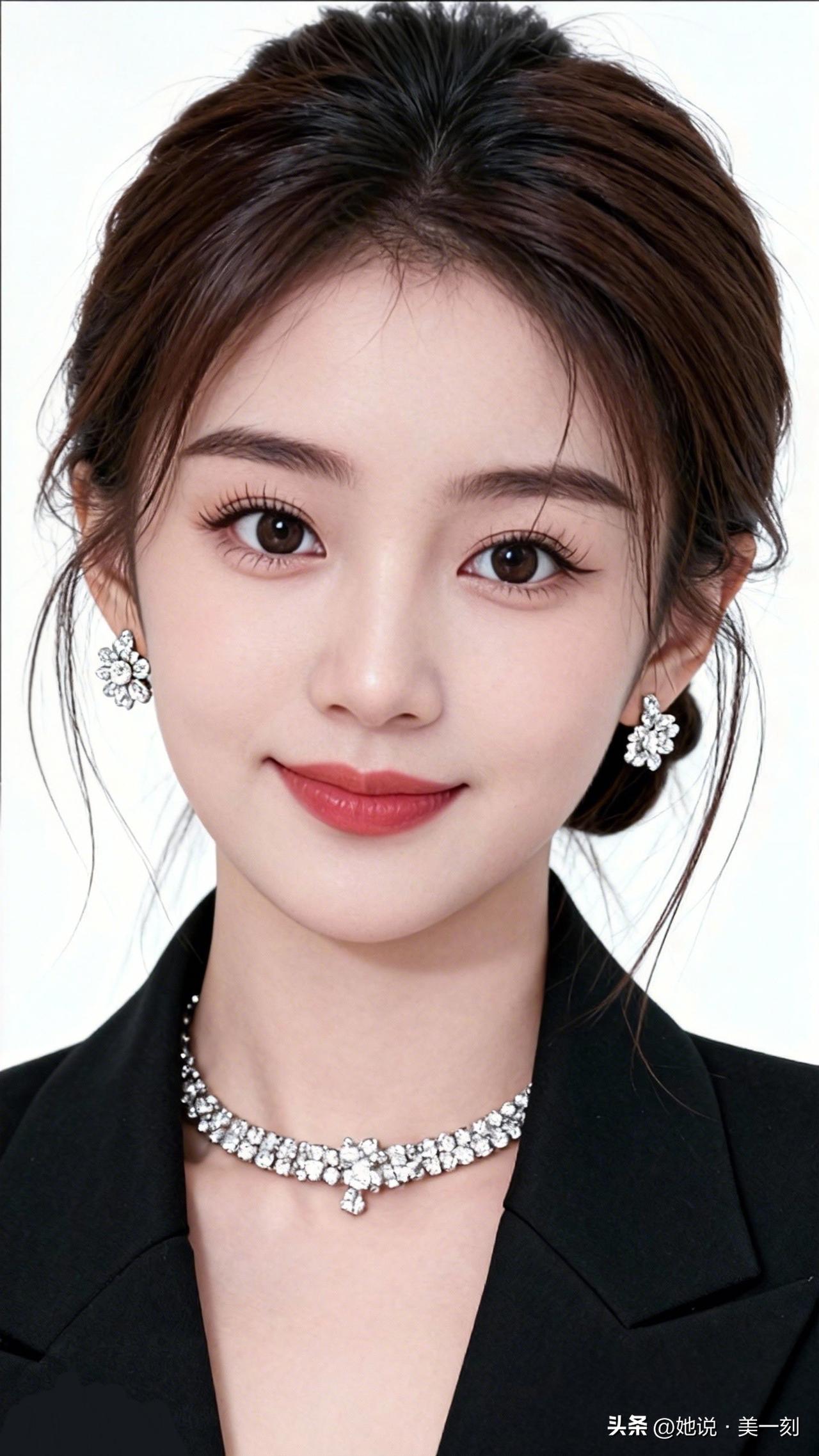 优雅气质，闪耀珠宝，完美妆容，时尚穿搭。职场穿搭怎样更显女人味?