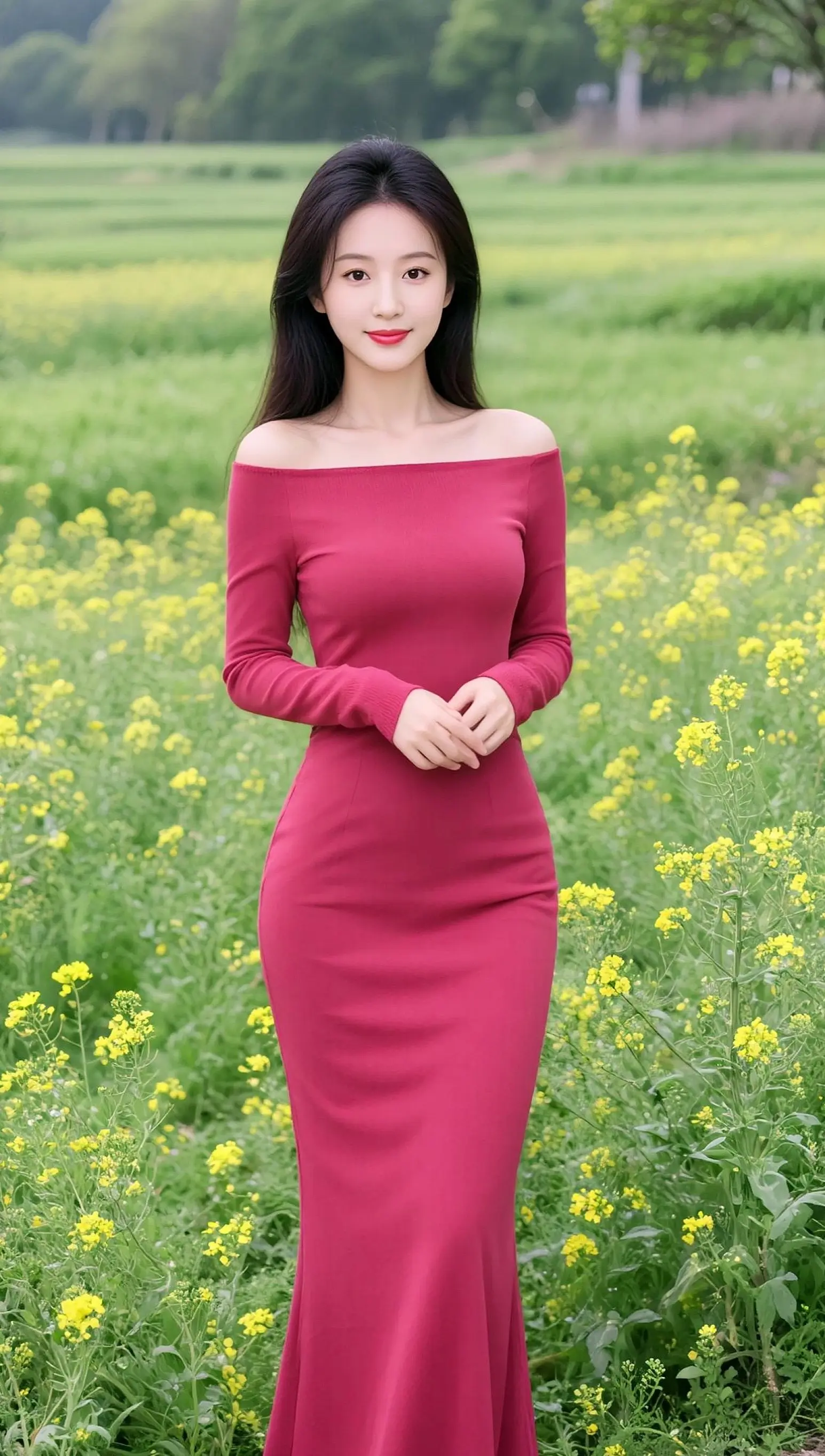 AI田野淑女写真 ai创作