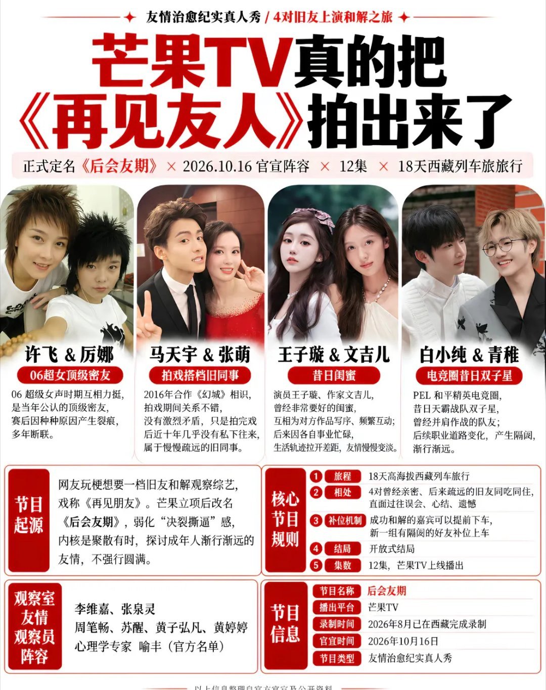 综艺《后会友期》里，马天宇一番话让人破防。他坦言自己处在情绪低谷的时候，翻遍整个