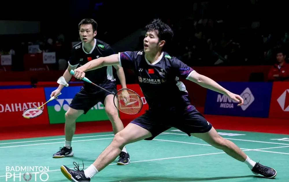 #记录我的2024# 小手枪再进一步
德国羽毛球公开赛男双1/8决赛，中国组合何