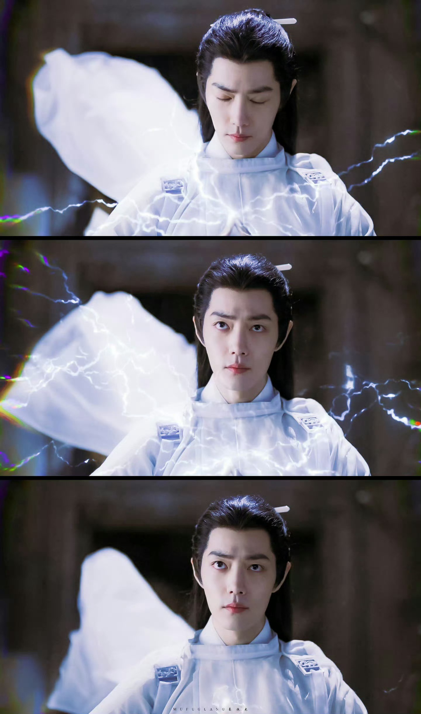 ♡⃝ 𝒍𝒐𝒗𝒆 ʚɞ ☽⋆❥ »» 肖战 潇洒飘逸的小神官大人，好仙！好