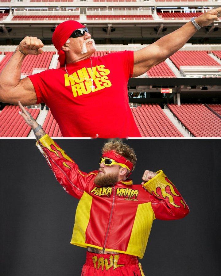 拳坛速递 杰克·保罗Jake Paul  定制战袍！致敬WWE名人堂传奇巨星胡克