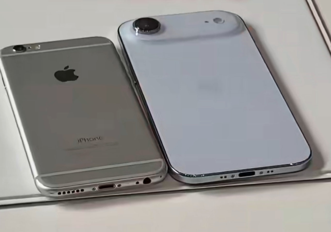 iPhone17Air和iPhone6对比对比更是致敬！ ​​​