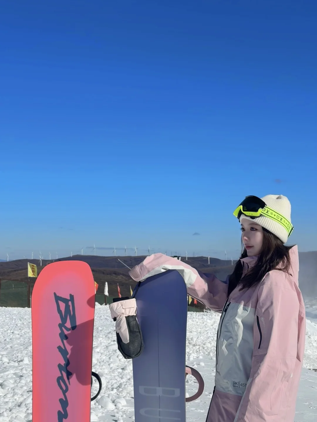 没人疼就去滑雪