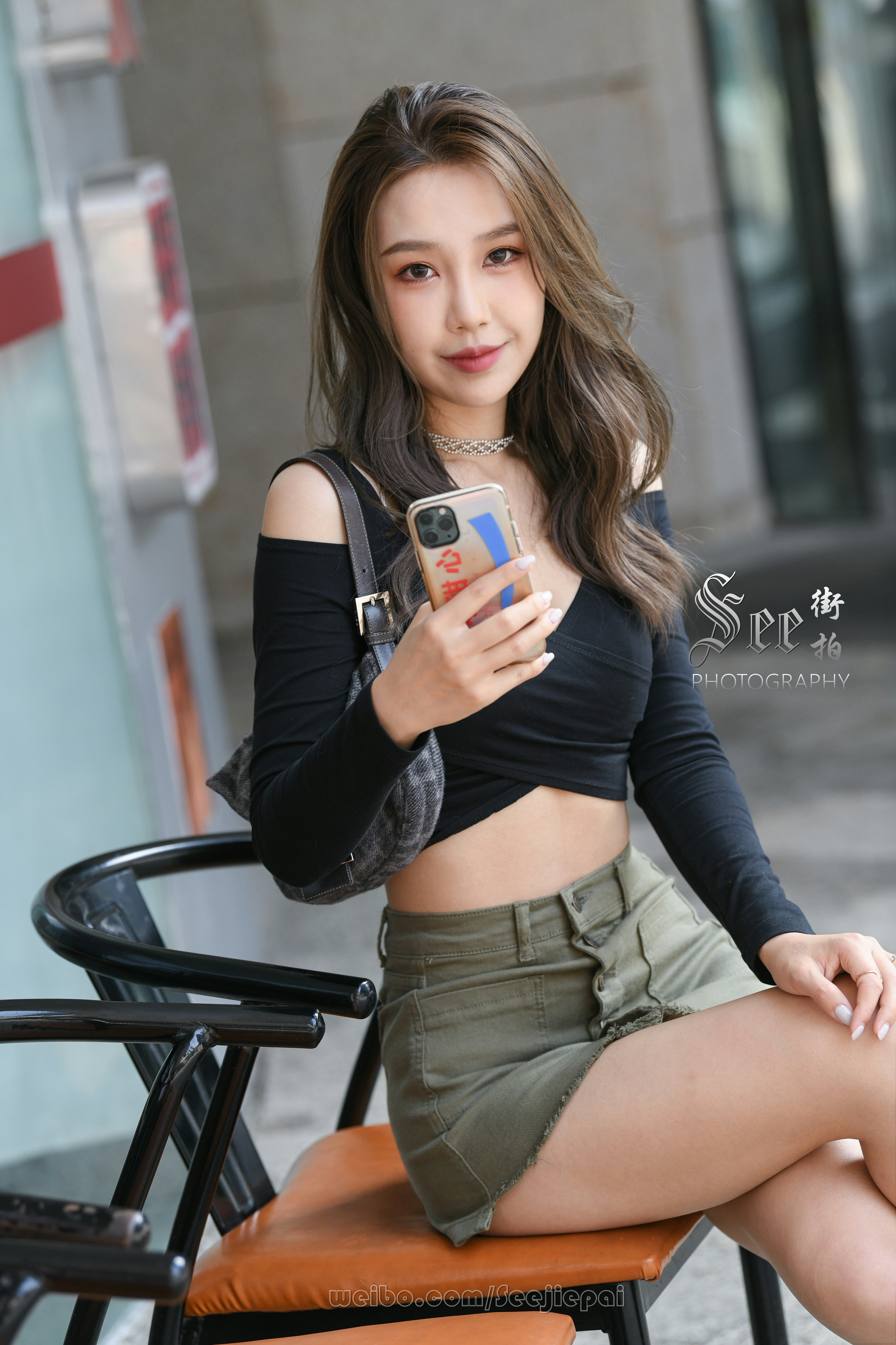 牛仔裙魅力显腿~~ ​​​