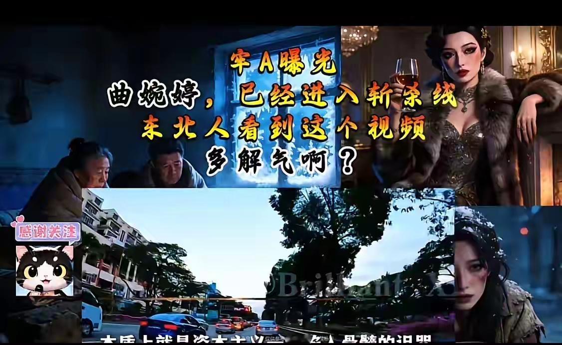 这真是大快人心的消息，
牢A说的话部分得到了验证，加拿大当地华人说，曲婉婷几个月