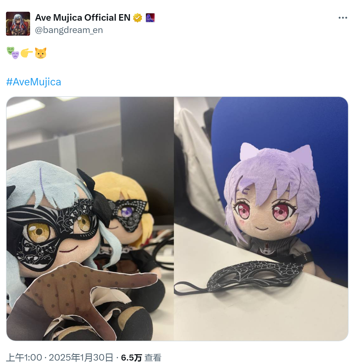 Ave Mujica 英文官推 