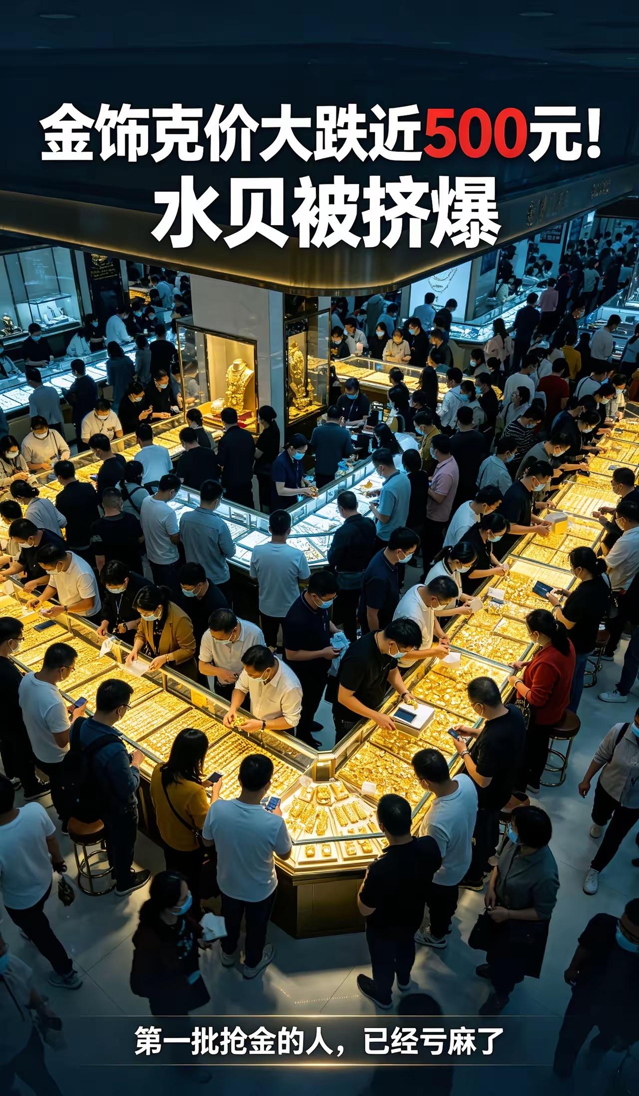 金价跌回“8字头”，挤爆水贝的不是抄底客，是来买婚戒和素圈的人：商户说客流涨了5