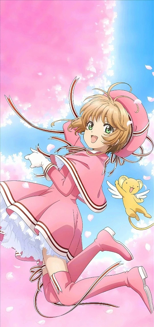 魔卡少女樱知世小樱贴贴小樱和知世就是最甜的双向奔赴，谁能拒绝这对魔卡少女樱里的糖