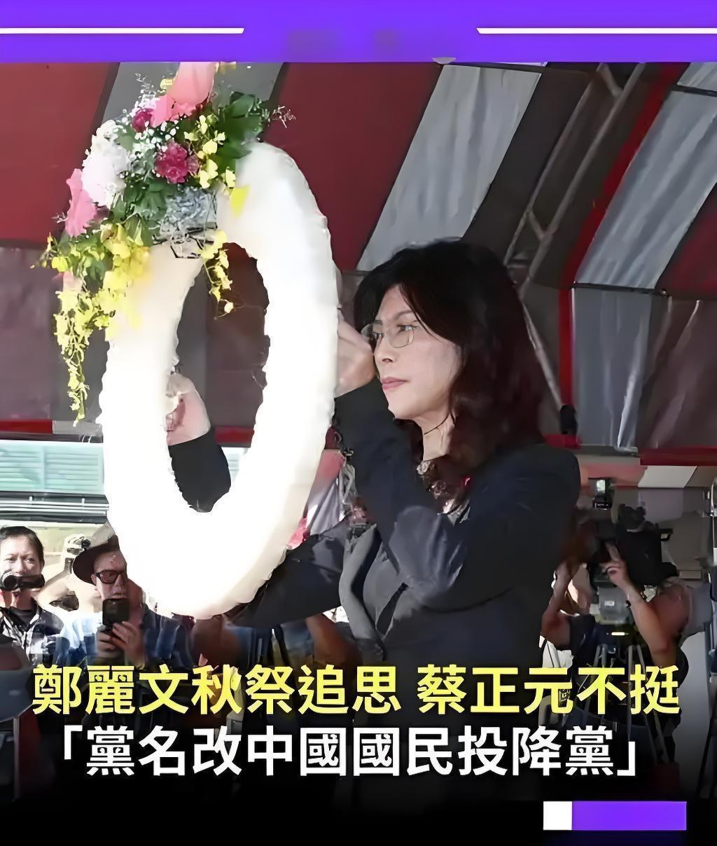 惊掉下巴！
蔡正元怒撕郑丽文，
竟因她祭拜统一先烈？
还骂国民党该改名？

这瓜