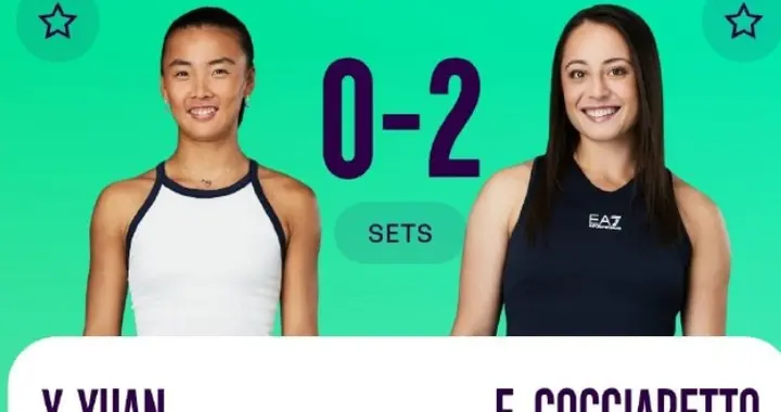 袁悦落败，遗憾无缘WTA查尔斯顿16强！科恰雷托晋级将战头号种子