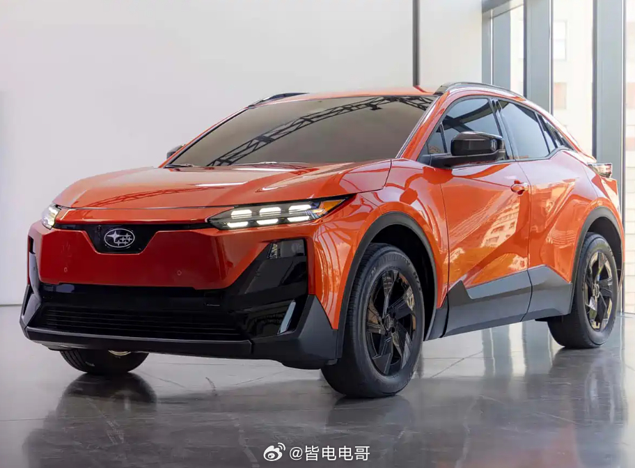 420马力+全时四驱斯巴鲁最强纯电SUV将在4月1日的纽约车展全球首发！新车前脸