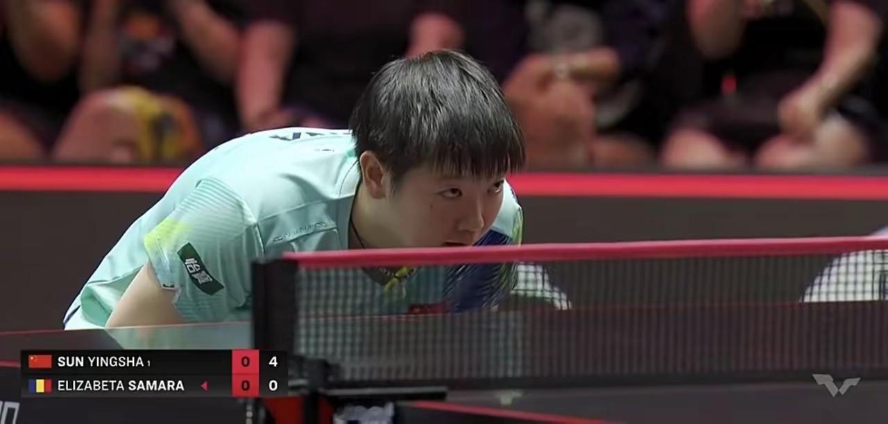 孙颖莎3-1战胜萨马拉，
比分11-4、9-11、11-8、11-5，
世界第一