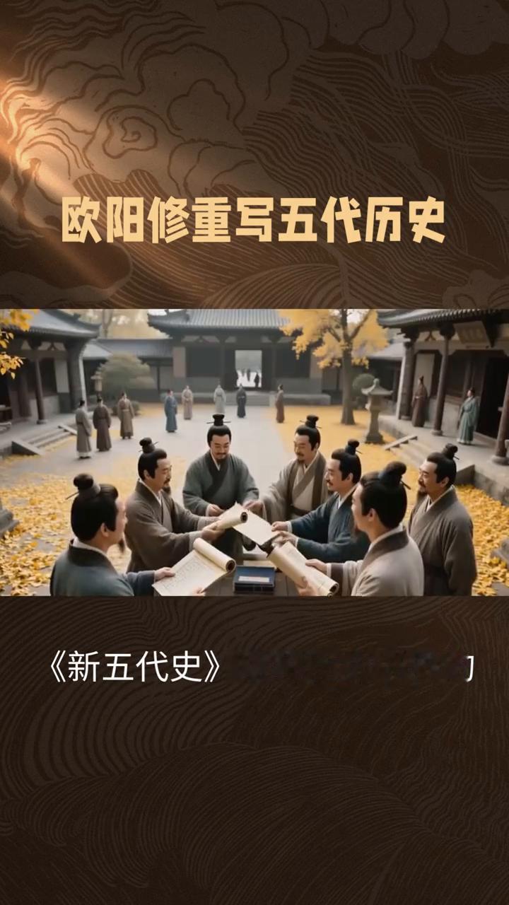 欧阳修重写五代历史。
谁说史书都枯燥，《新五代史》堪称历史书界的"疯狂吐槽大会"