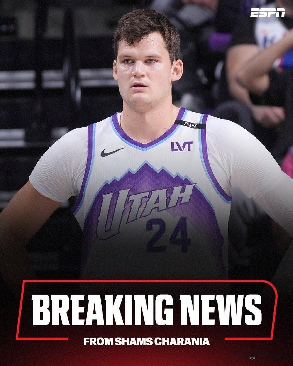 爵士队官方宣布，球队先发中锋沃克·凯斯勒将接受左肩手术，他的赛季已经提前结束。