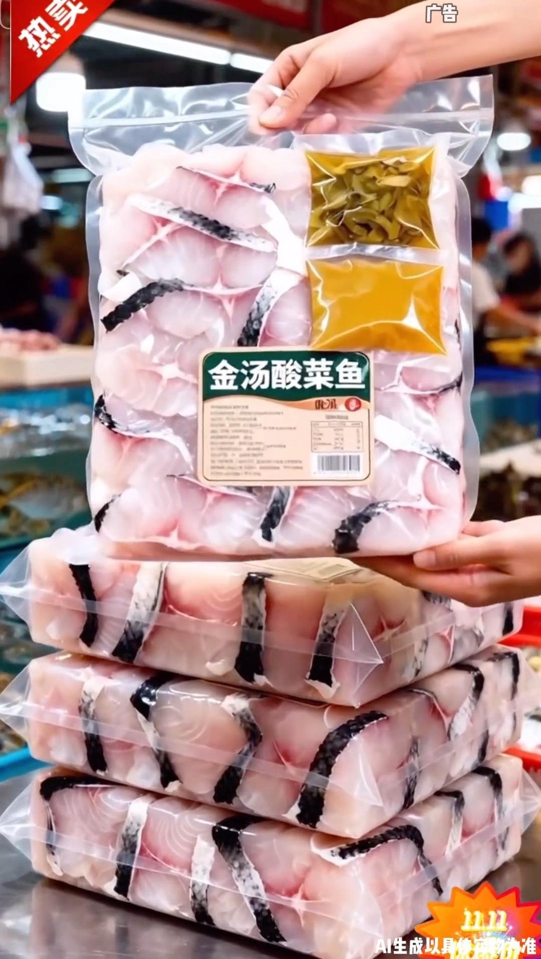 宝子们，今天必须给你们安利金汤酸菜鱼！精选新鲜活黑鱼，现杀切片，每一片...