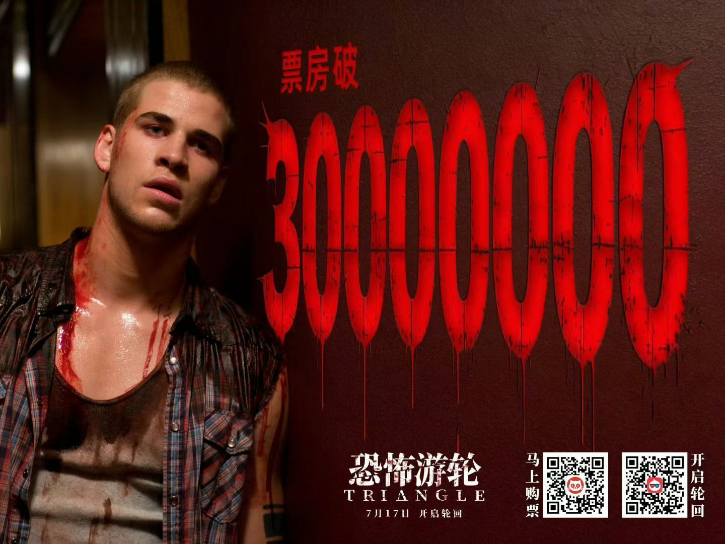《恐怖游轮》票房破3000万，对于旧片来说是很不错的成绩了，预测票房也在涨。 