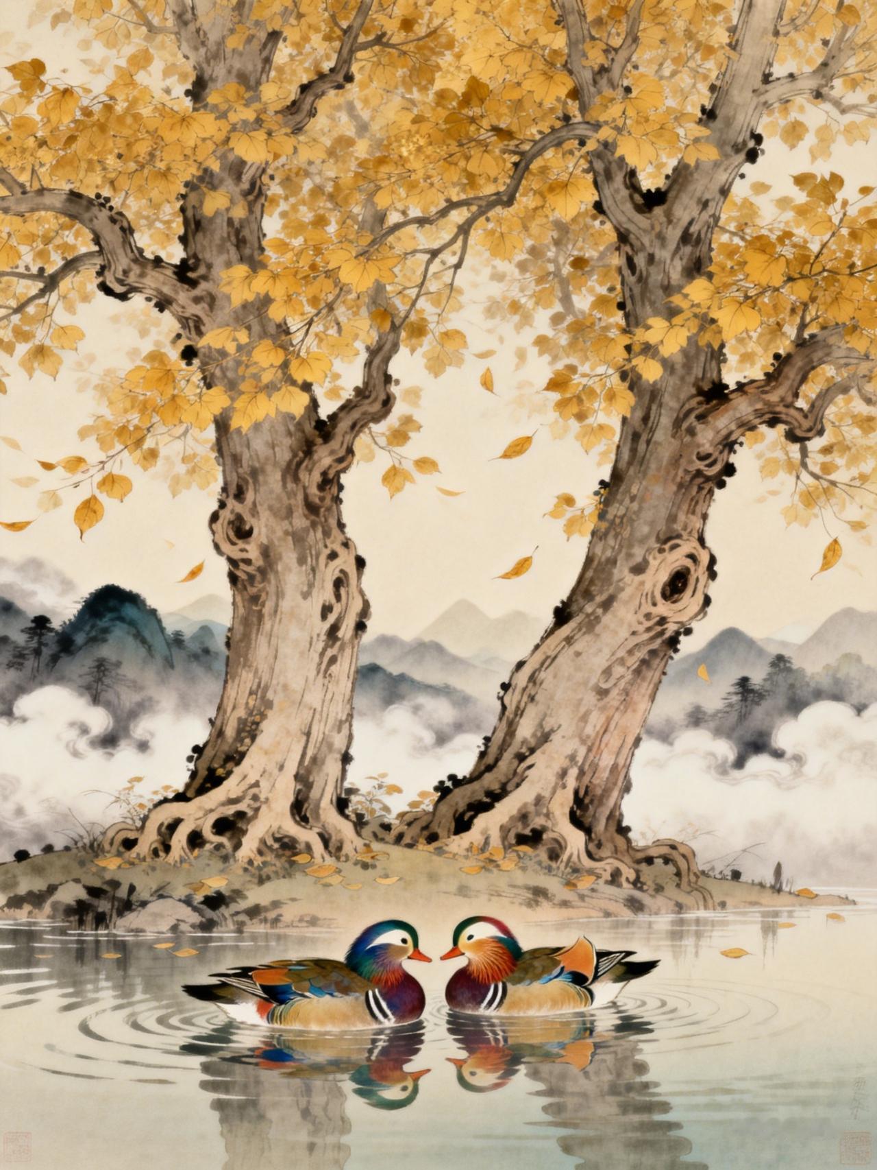 梧桐相待老，鸳鸯会双死

如果在科举之路上找一个屡败屡战的人，应该有孟郊。
四十