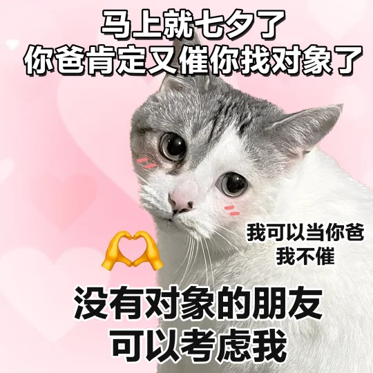 表情包 | 这个七夕回避型的人需要…