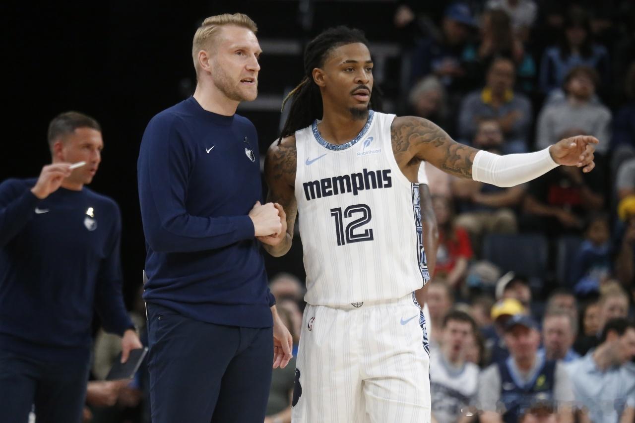 1月19日 今日NBA伦敦赛，灰熊126-109战胜魔术，莫兰特赛后接受了媒体采