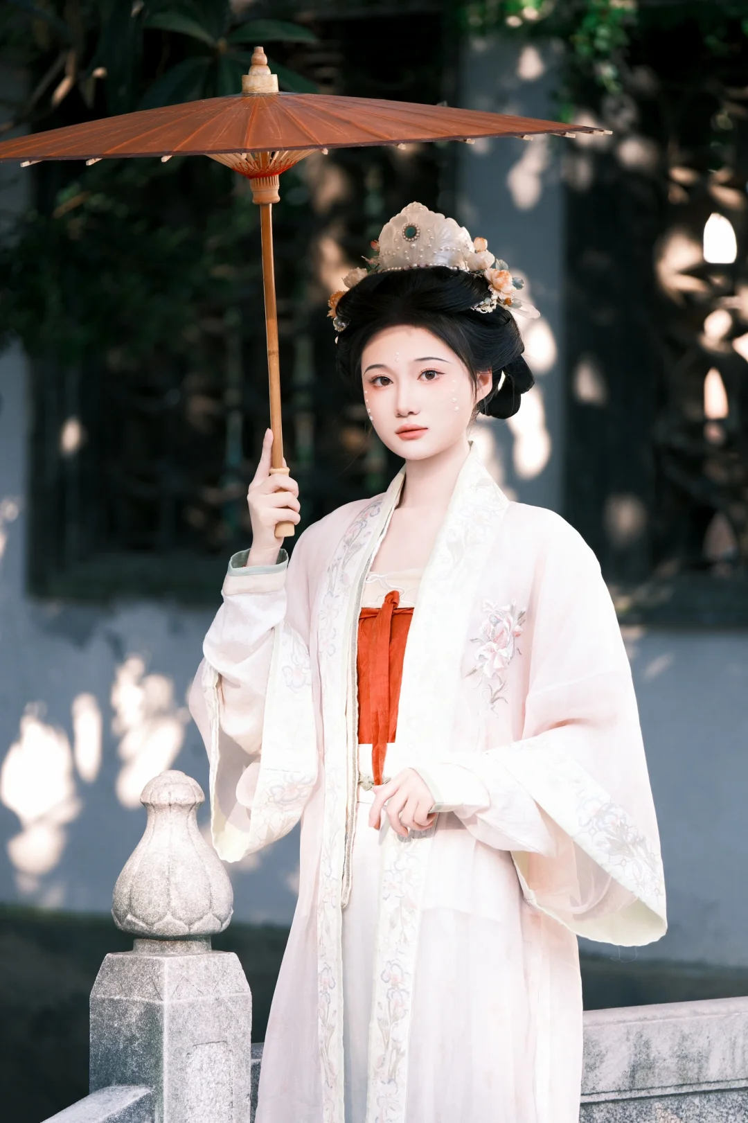 宋制簪花·珍珠妆｜秋天和宋制是绝配