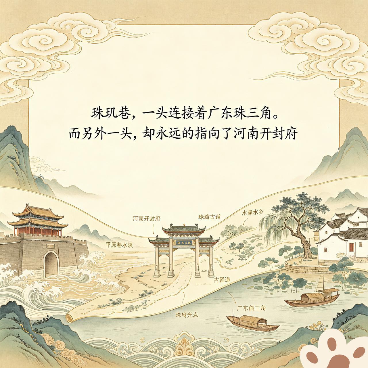 珠玑巷的最早源头，其实是在北方中原地区的宋都河南开封府。本质上，是宋朝客家移民的