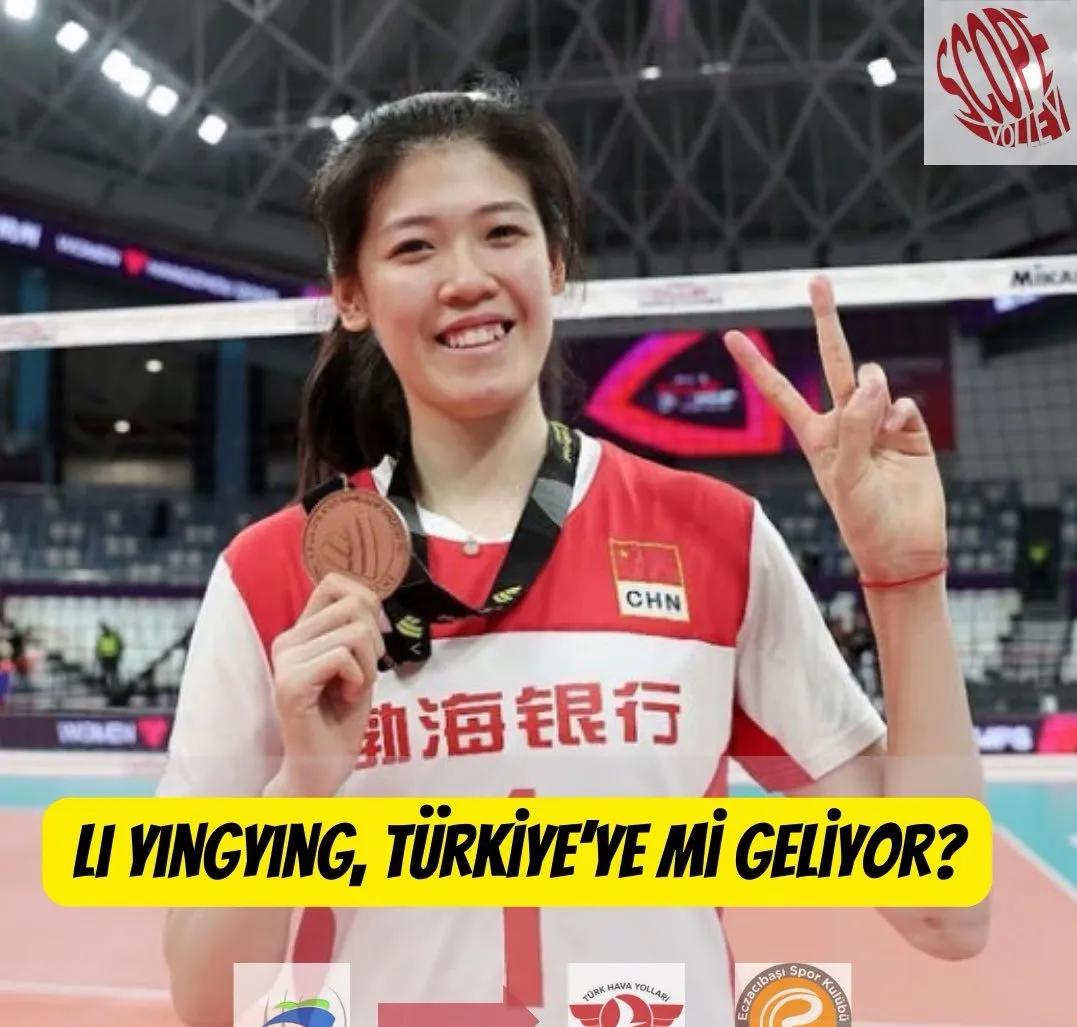 [玫瑰][心]李盈莹被土超两大豪门看中！
土媒曝伊萨奇巴希女排和土耳其航空女排已